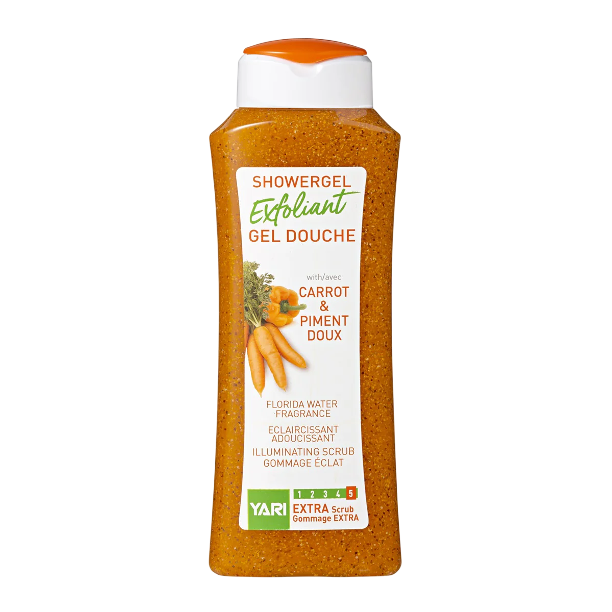 Yari Exfoliant Showergel Carrot Oil #5 Extra Scrub 500ml